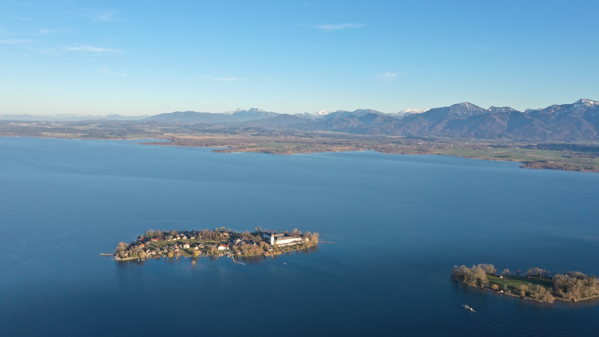 Chiemsee Luftaufnahme